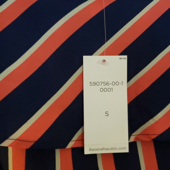 NWT striped off the shoulder shirt - Picture 2 of 2